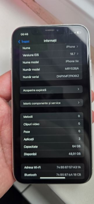 vand ,schimb  iphone xr utilizat dar in stare buna