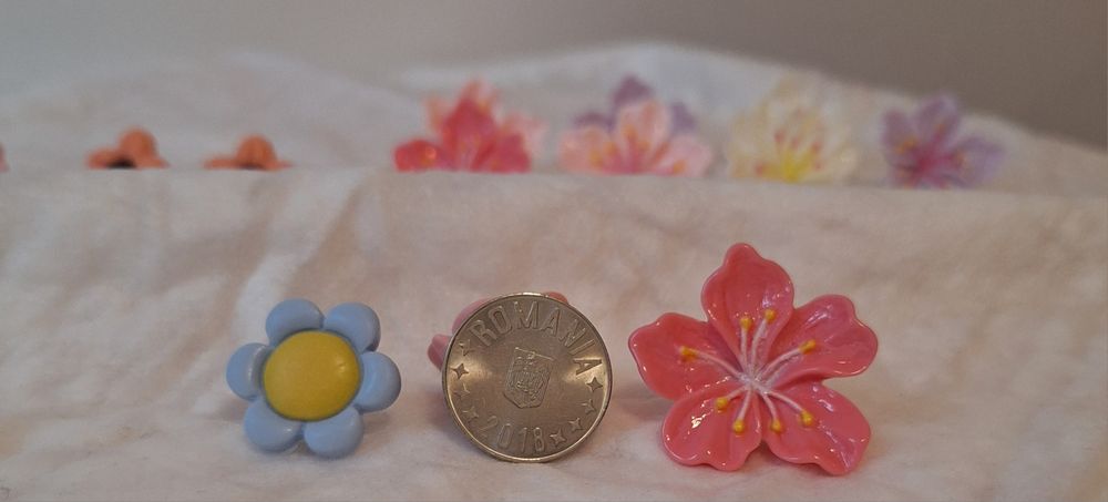 Cercei sub forma de flori. Cadou iubita, mama