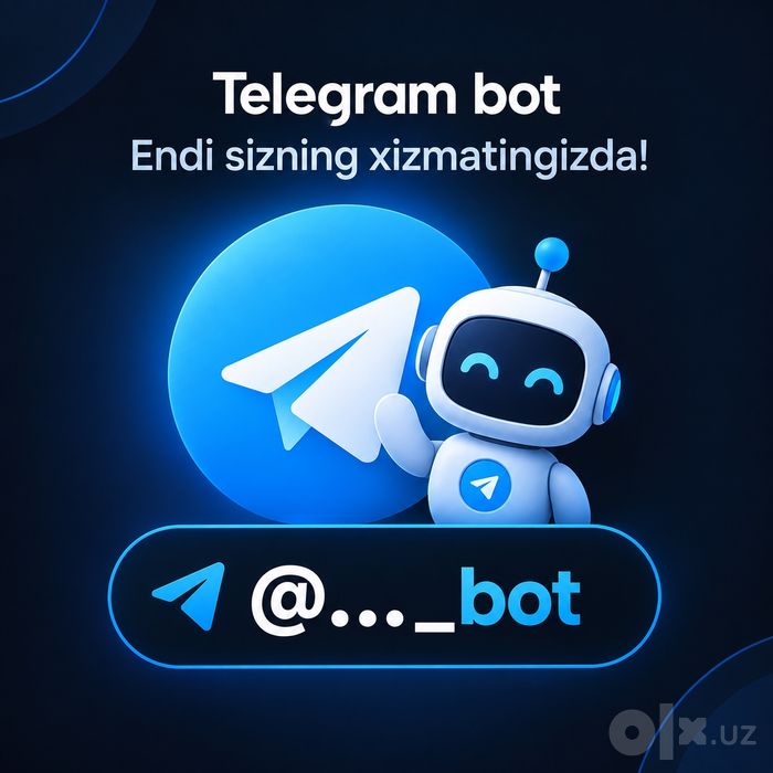 Telegram bot yasab beramiz