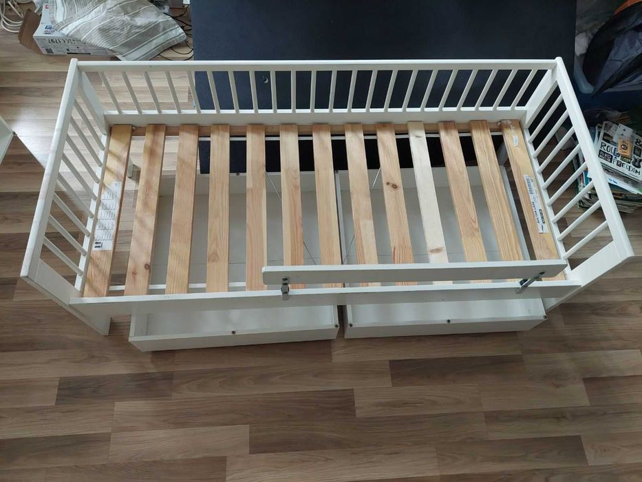 Детско легло за матрак 160/70 модел Gulliver/IKEA + матрак+ чекмеджета