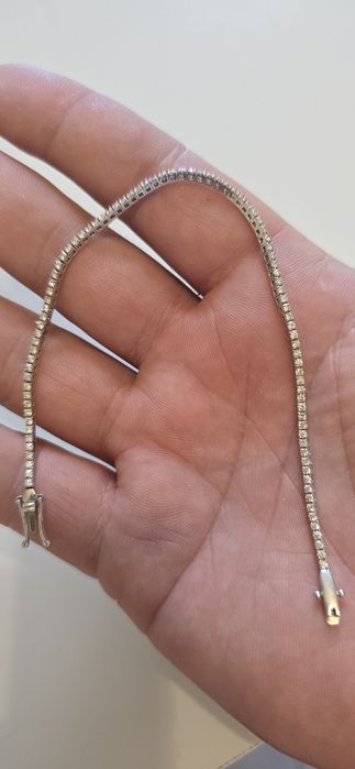 Brățară tenis 18 k diamante 1.70 ct F-H okazie
