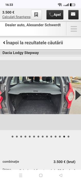 Vind Dacia lodgy