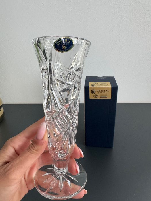 Vaza cristal - Bohemia - 17 cm