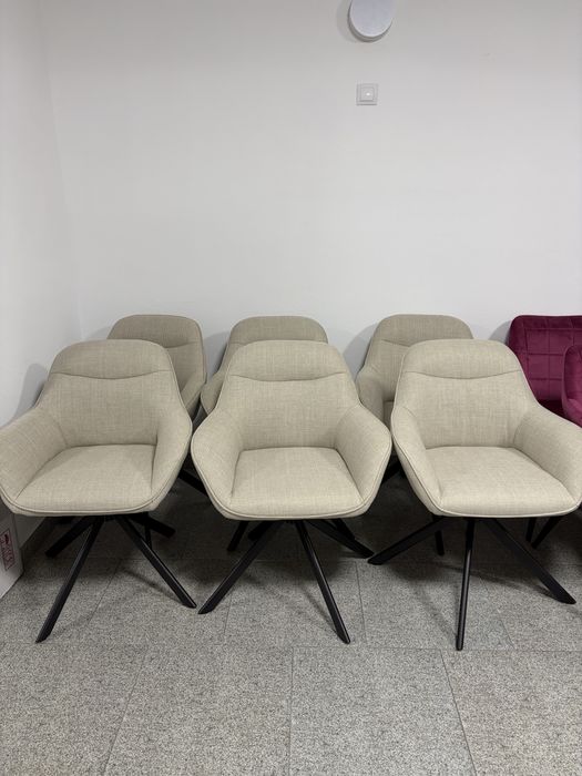 Set 6 scaune fotolii rotative