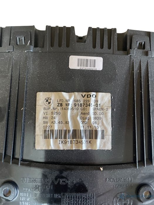 Ceas De Bord Bmw 3 V E90 2004 - 2012 9187345 01