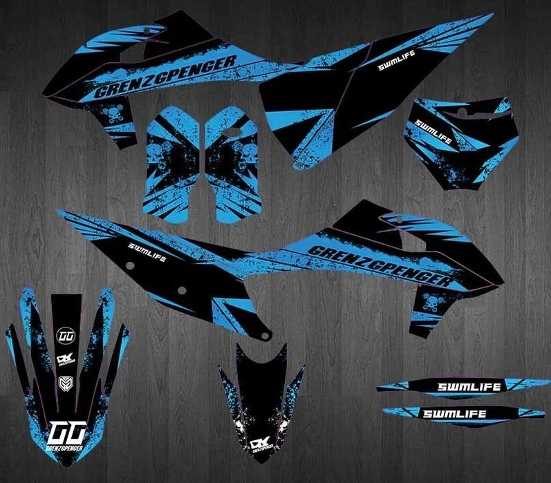 Графика/наклейки на эндуро мотоциклы