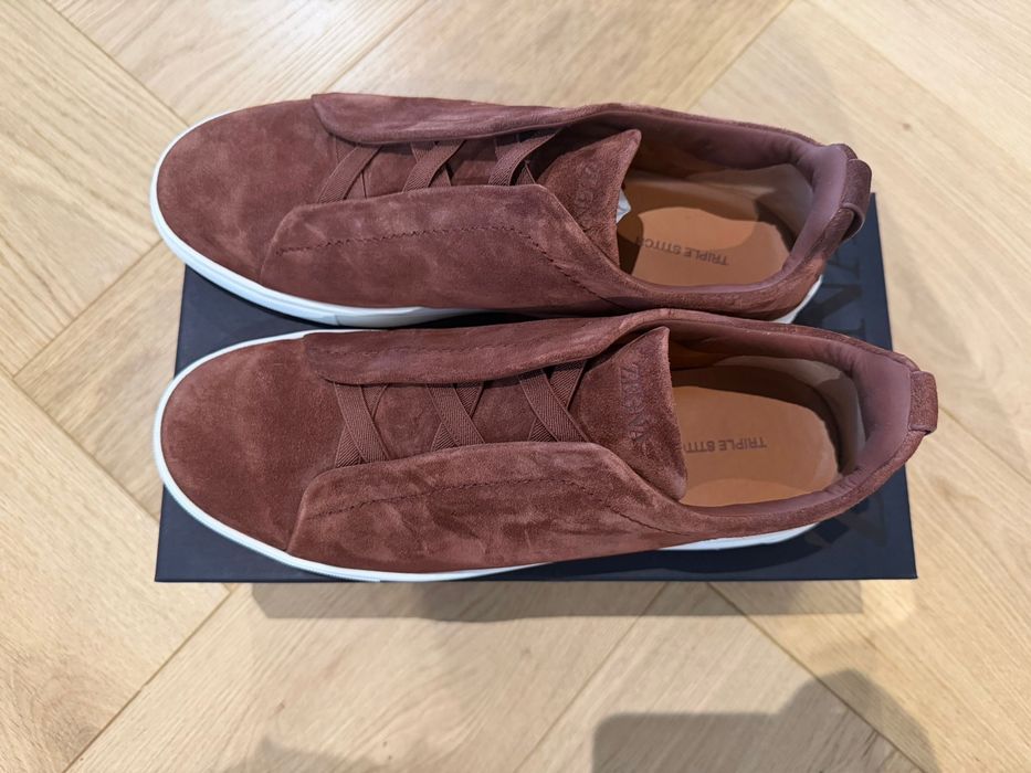 Zegna Triple Stitch piele  – marimea 44