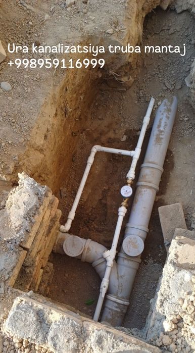 Урачи Ура Траншия Падвол Падкоп к,азиш Сантехника хизмати