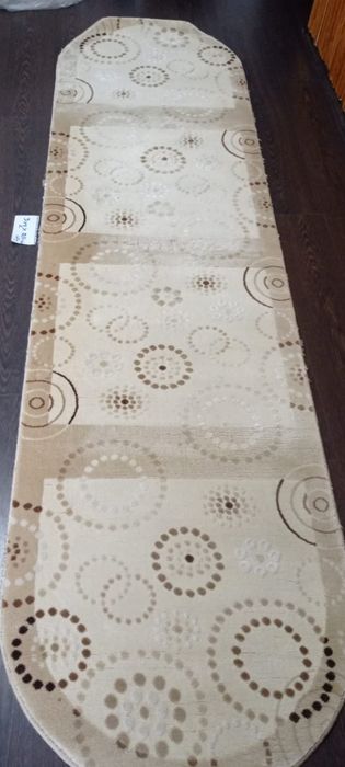 Covor living oval crem