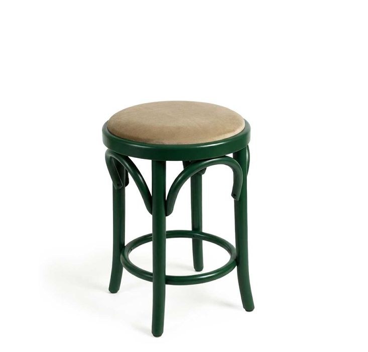 Дървен Бар стол , Табуретка от масив - Виенски Стил