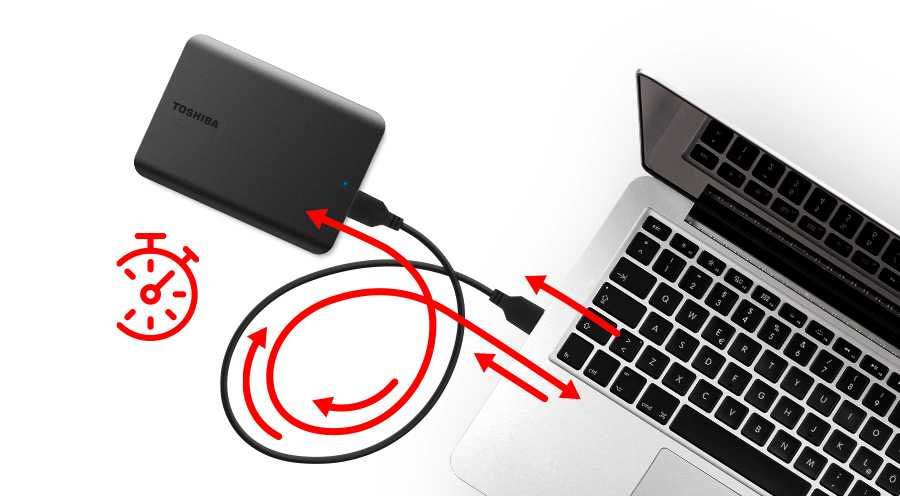 HDD Toshiba Canvio Basics 1-2TB / Внешний жесткий диск