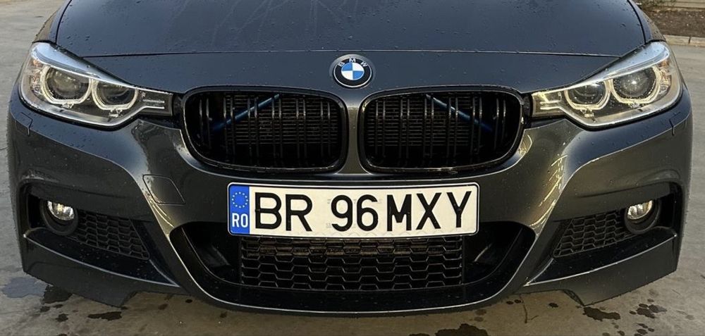 Grile Duble M Bmw Seria 3 F30- F31 Negru Lucios