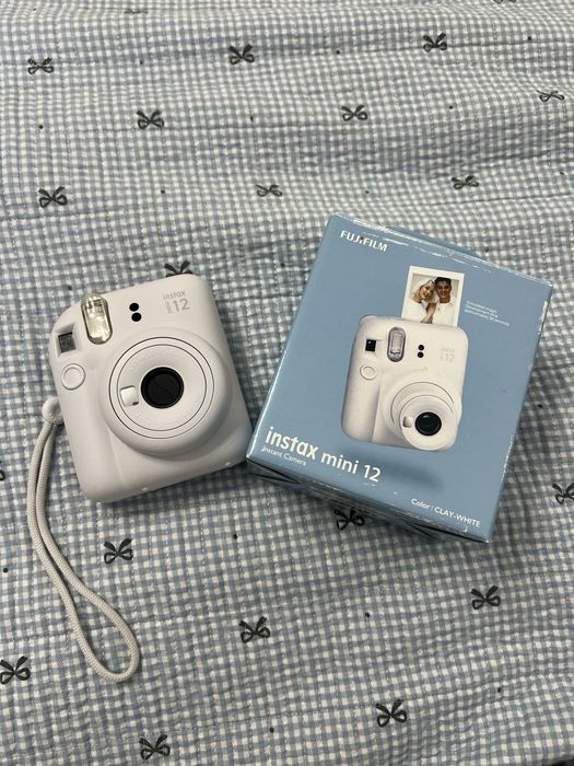 instax mini 12 цвет:SLAY-WHITE