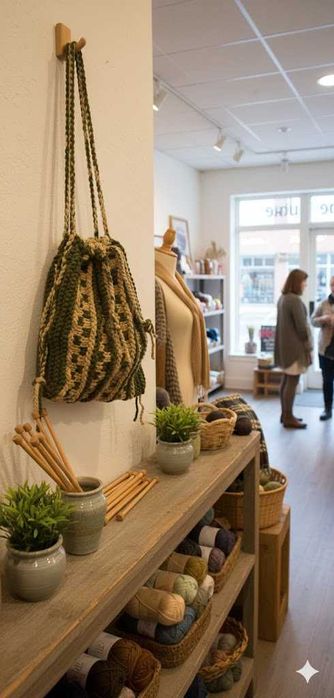 Ръчно изработена плетена торба – уникален занаятчийски дизайн