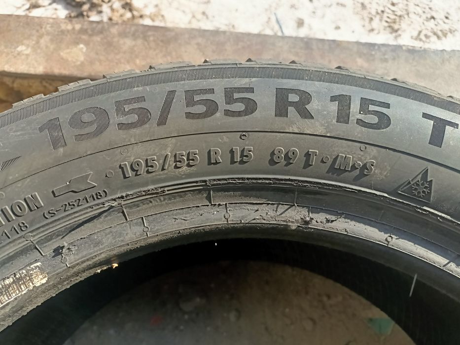 Резина зимняя б/у r15 195/55