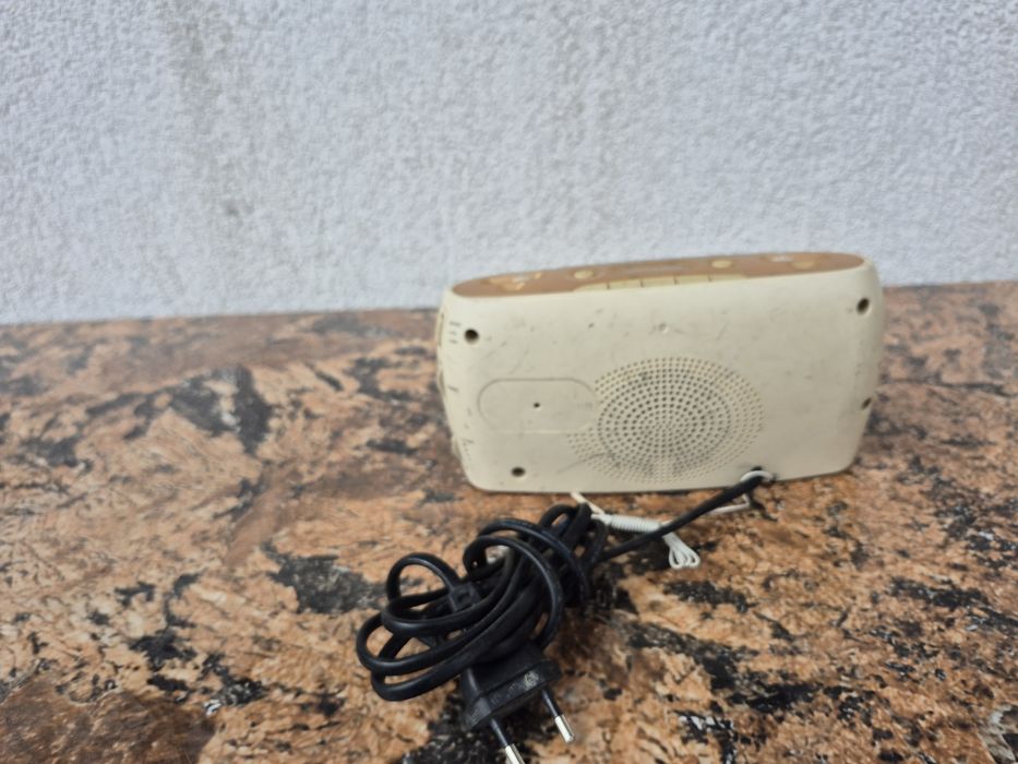 Radio receptor de masa cu ceas digital Philips model Aj-3340,dual Alar