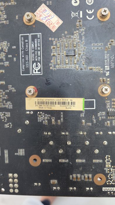 Video karta GTX 550,650 sotiladi