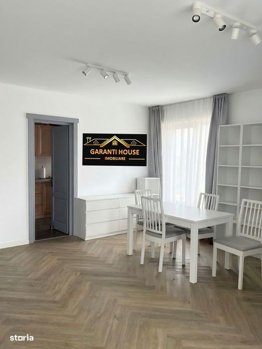 Bloc nou, apartament cu 2 camere, parcare sub bloc, mobilat, 400€/Luna