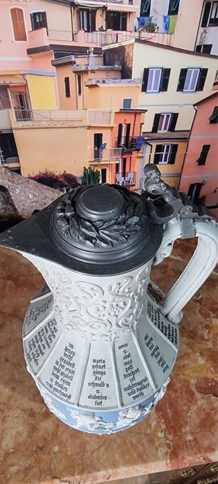 Carafa Vin Ceramica Capac Zamac