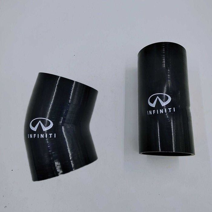 Силиконовые патрубки впуска Infiniti FX35 S50 2003г-2008г чёрные