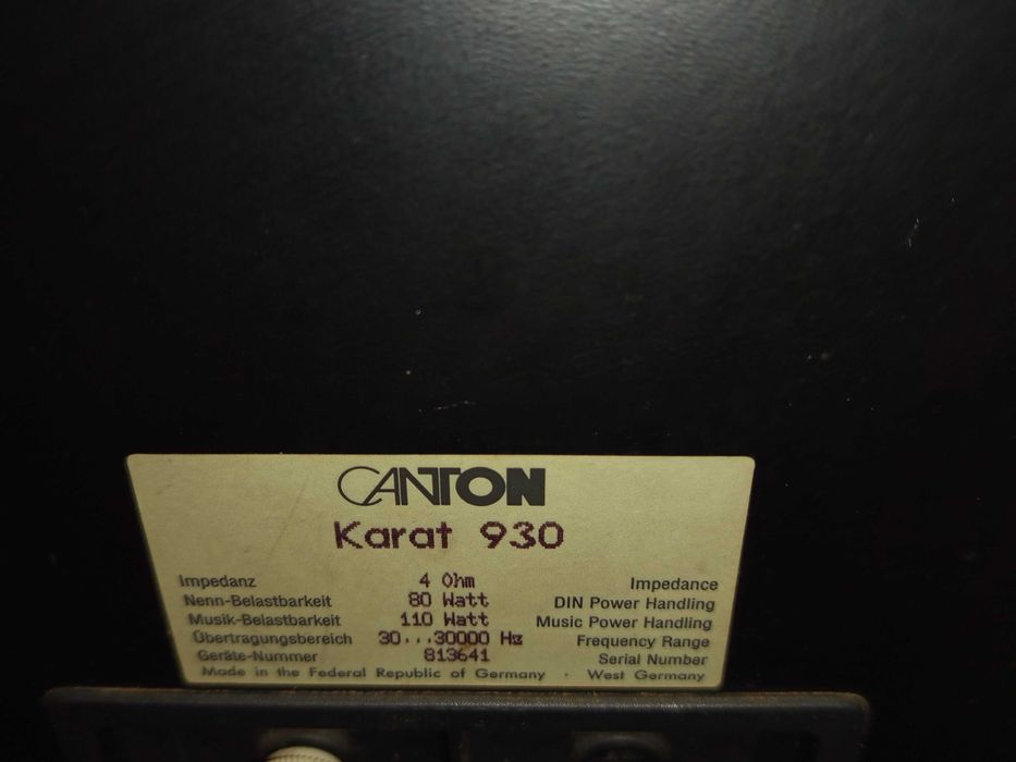 Двулентови тонколони Canton Karat 930