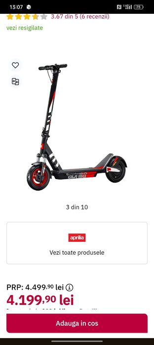 Aprilia eSR2 EVO 50% REDUCERE