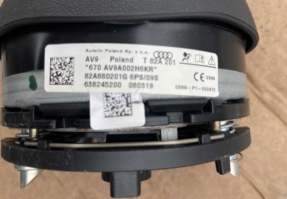 Audi A1 82A - airbag volan S line - pasager - set centuri de siguranta