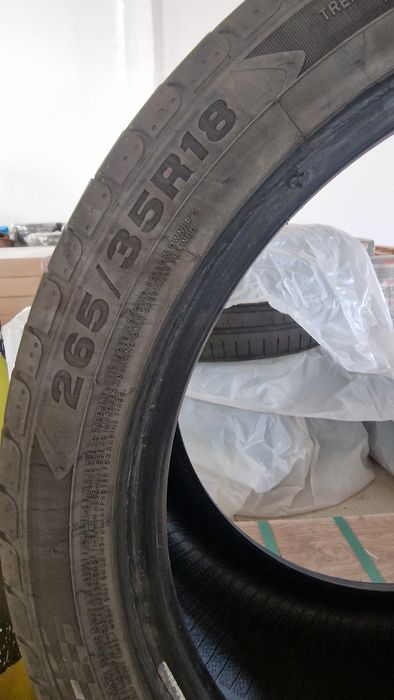Vand set 4 anvelope

Dimensiuni:
2 bucati 245/40 R18  
2 bucati 265/35