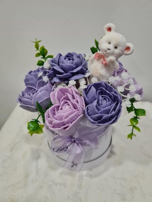 Букет от ароматни сапунени цветя