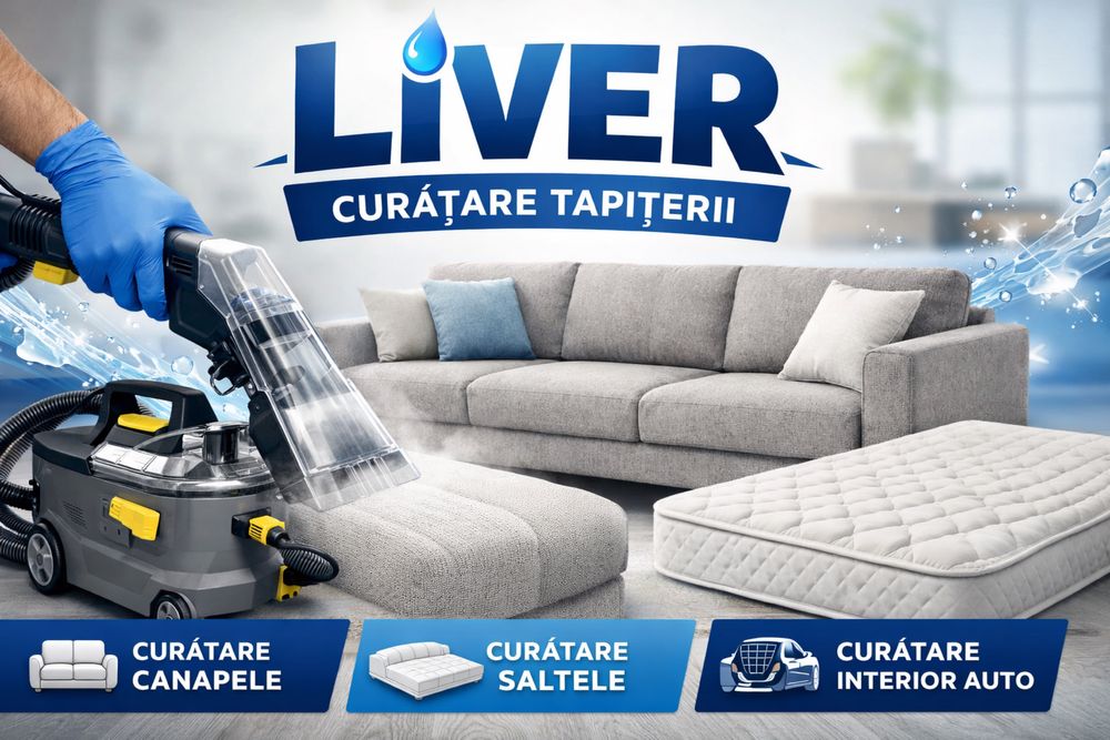 Ofer servicii de spalat tapiterii / canapele / saltele