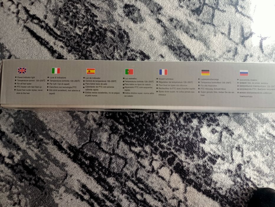 Преса за коса за изправяне - тип четка