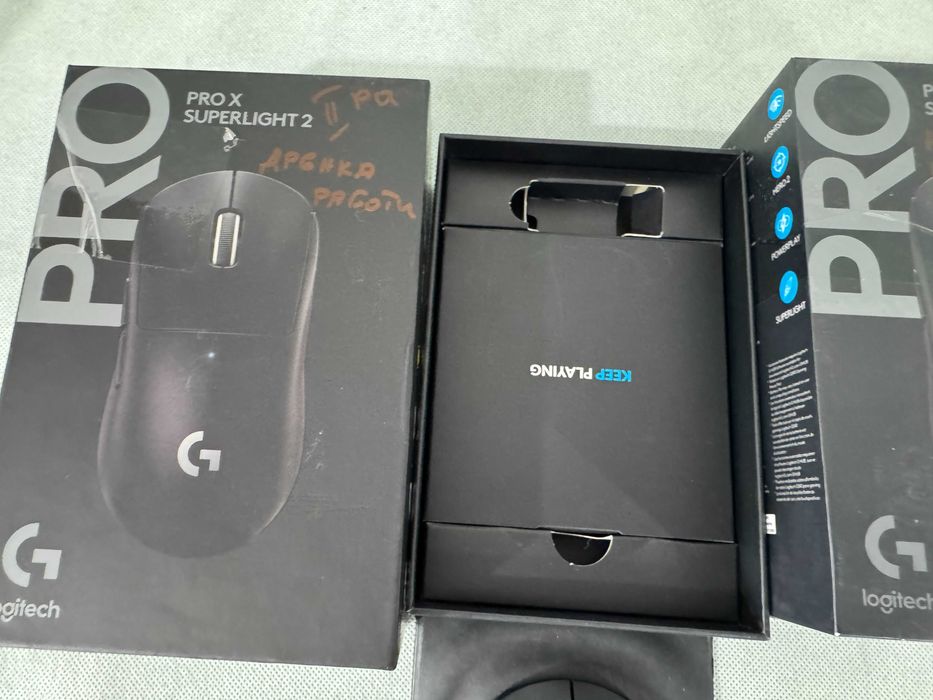 Мишка - Logitech PRO X Superlight 2 /PRO X Superlight Бяла /  ЛОТ / Развалени