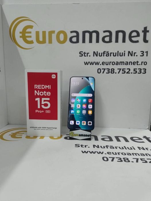 Telefon mobil Xiaomi Redmi Note 15 Pro, 12GB RAM, 512GB, 5G, Blue -N-
