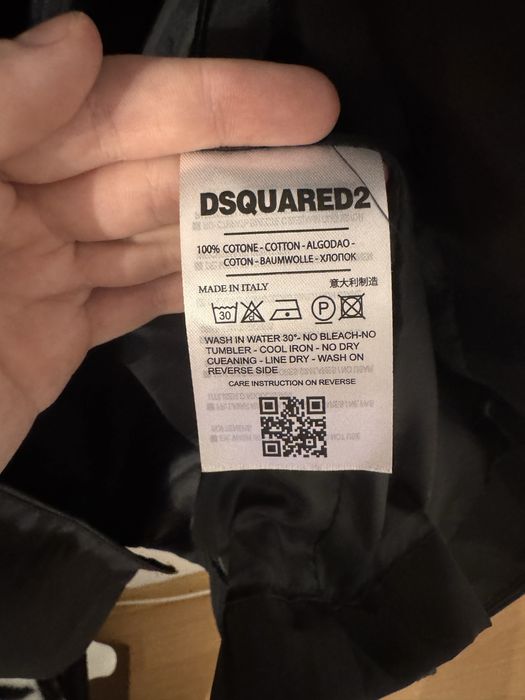 Geacă / Windbreaker Dsquared2 Negru - Mărimea M