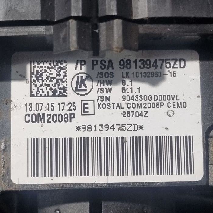 Spirala volan Citroen C4 Cactus 2014 - 2017 (1386) 98139475zd