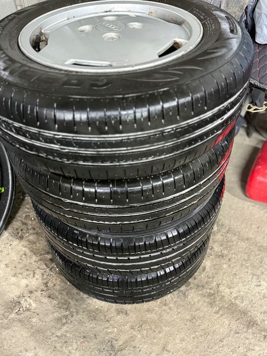 Продам диски с шинами Audi b3/b4