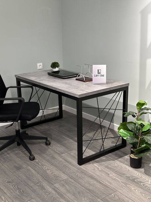 Офисный стол лофт, парта, компьютерный стол, рабочее место