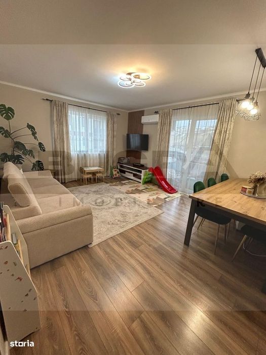 Apartament de 3 camere, 65mp, etaj intermediar, parcare, Apahida