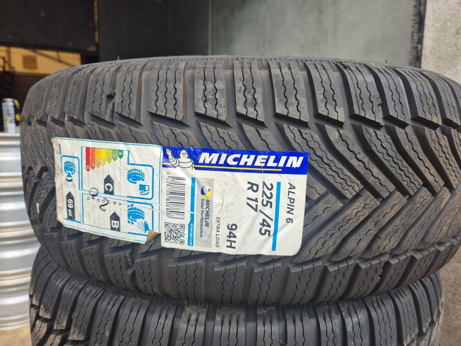 4 Anvelope M+S IARNA - 225/45/17 94H - Michelin PIlot Alpin 6 - NOU - DOT 2021 !