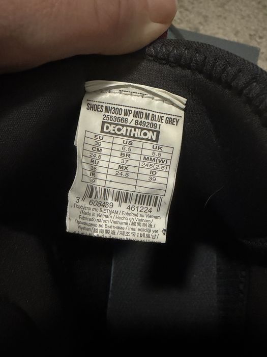 Ghete Decathlon impermeabile marimea39