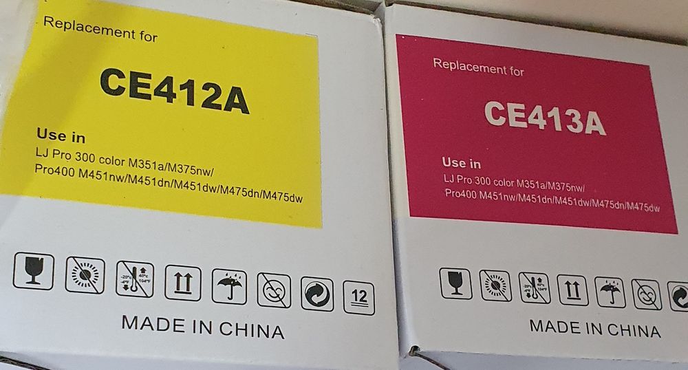 Картриджи на цветной принтер EP HP CF-413A, CE-410A и др.