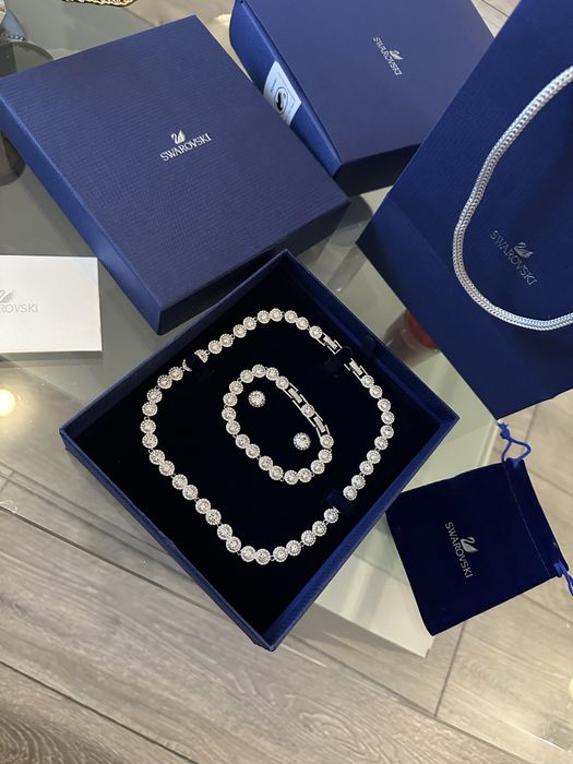 Set Swarovski Angelic Colier Lant , Bratara si cercei