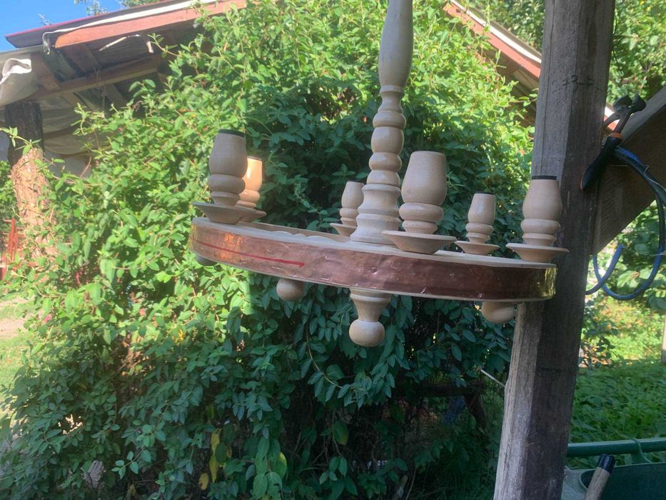 Candelabre rustice facute manual