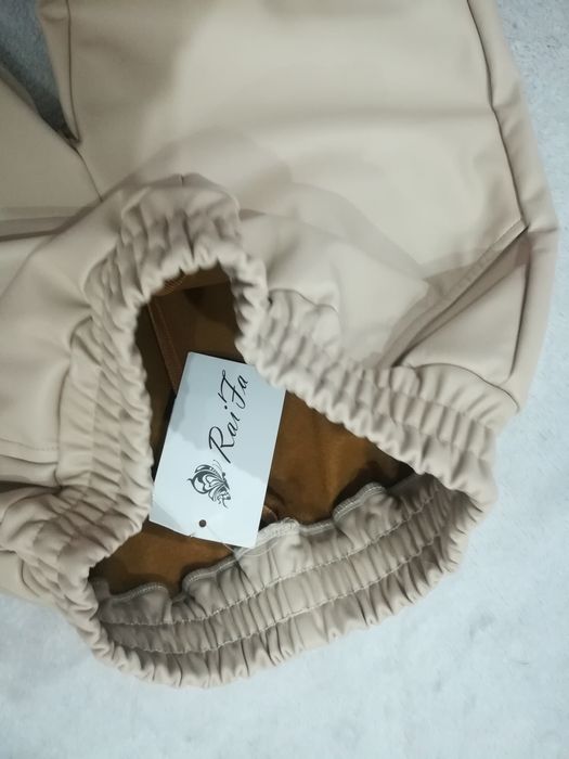 Брюки -джоггеры из экокожи