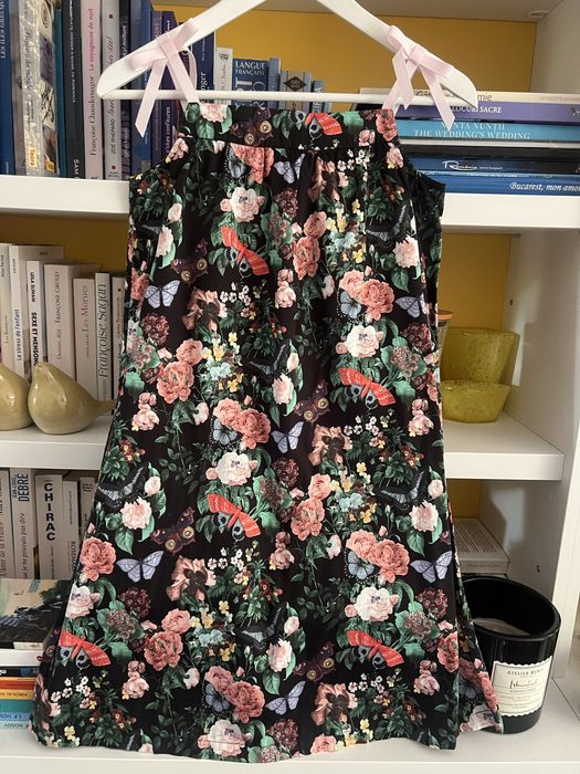 Rochie fetita cu flori marime 150 100%bumbac