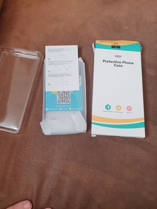 Carcasă si folie de sticlă iPhone 12 / iPhone 12 pro