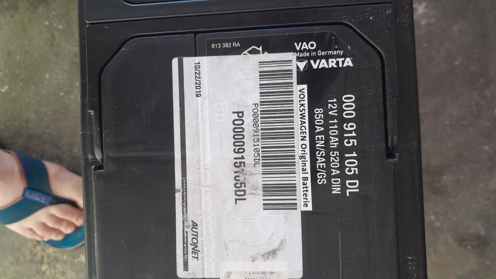 Baterie auto 110Ah,curent pornire 850A
