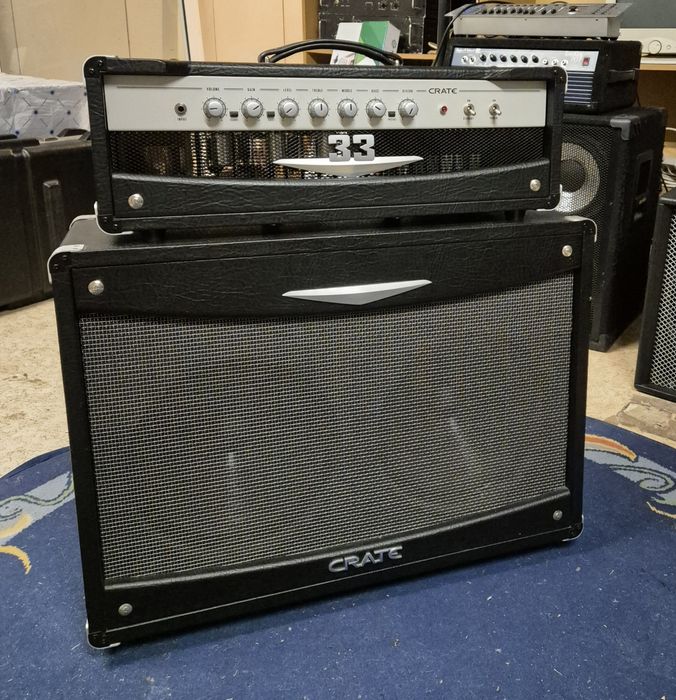 Лампов усилвател за китара + кабинет 2×12