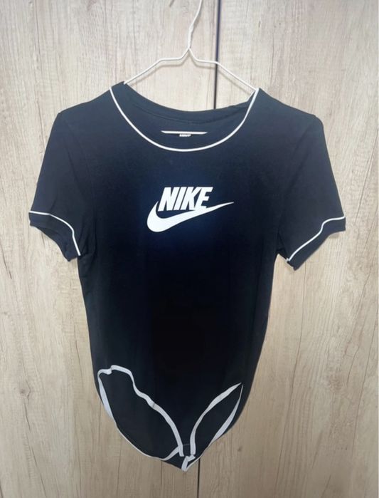 Body Nike Negru din Bumbac