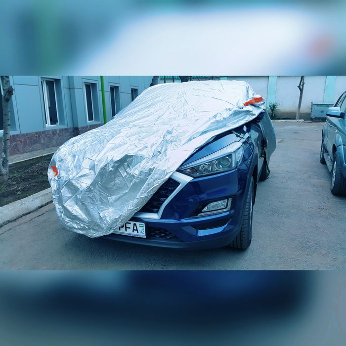 Тент чехол премиум класса с подкладкой и молнием для водителя!